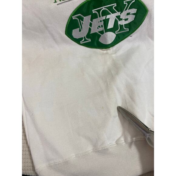 Vintage 1994 New York Jets Embroidered Heavyweight Sweatshirt Size M 22x28 - Picture 14 of 14